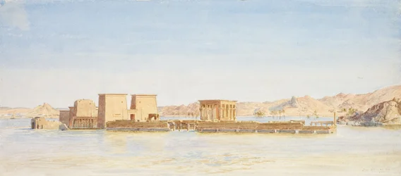 De tempel van Isis op het eiland Philae, c.1907-10